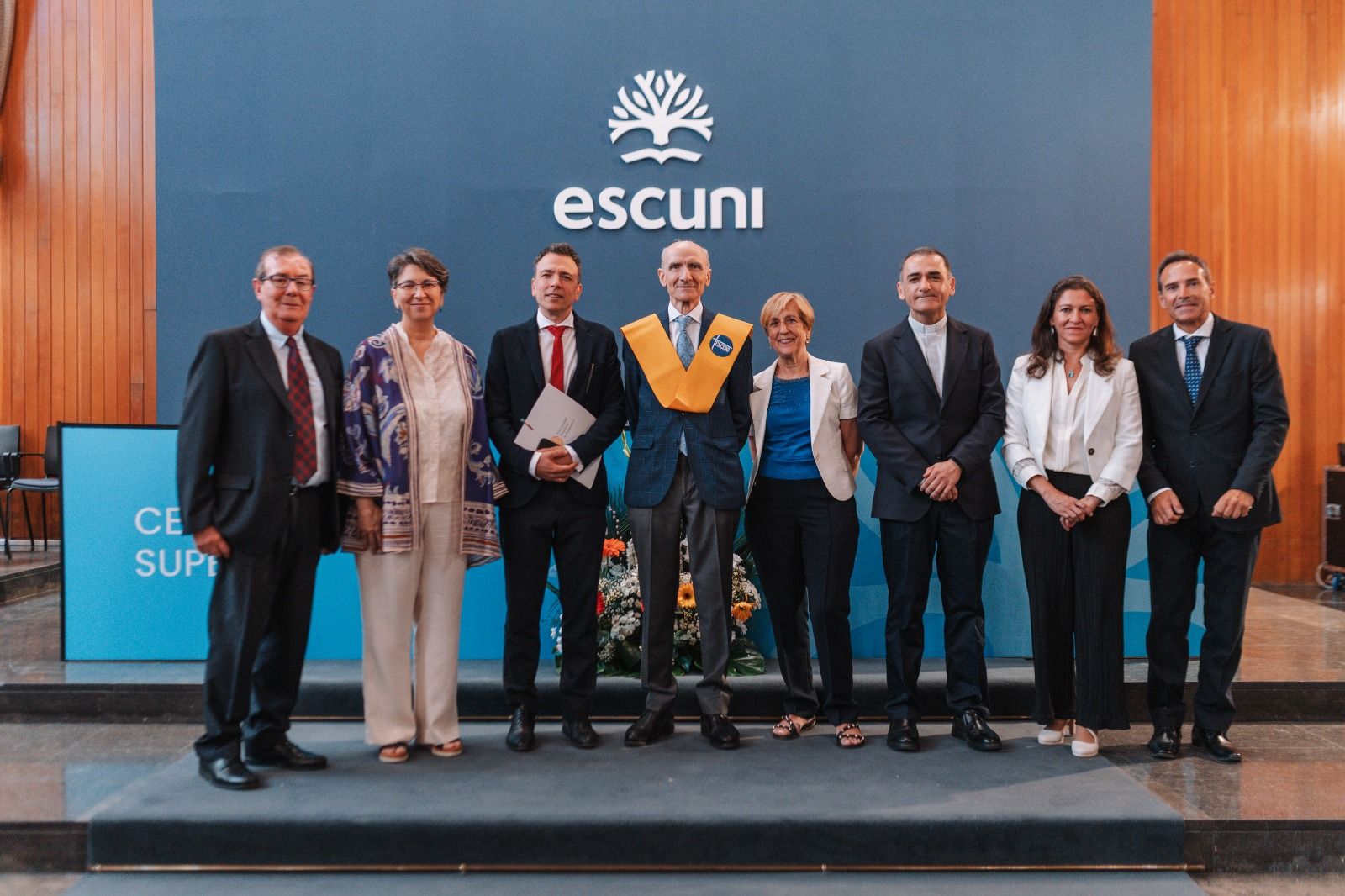 El vicerrector de Ordenación Académica, Profesorado y Calidad preside la graduación de los estudiantes y clausura del curso Académico 2025-2026 de ESCUNI