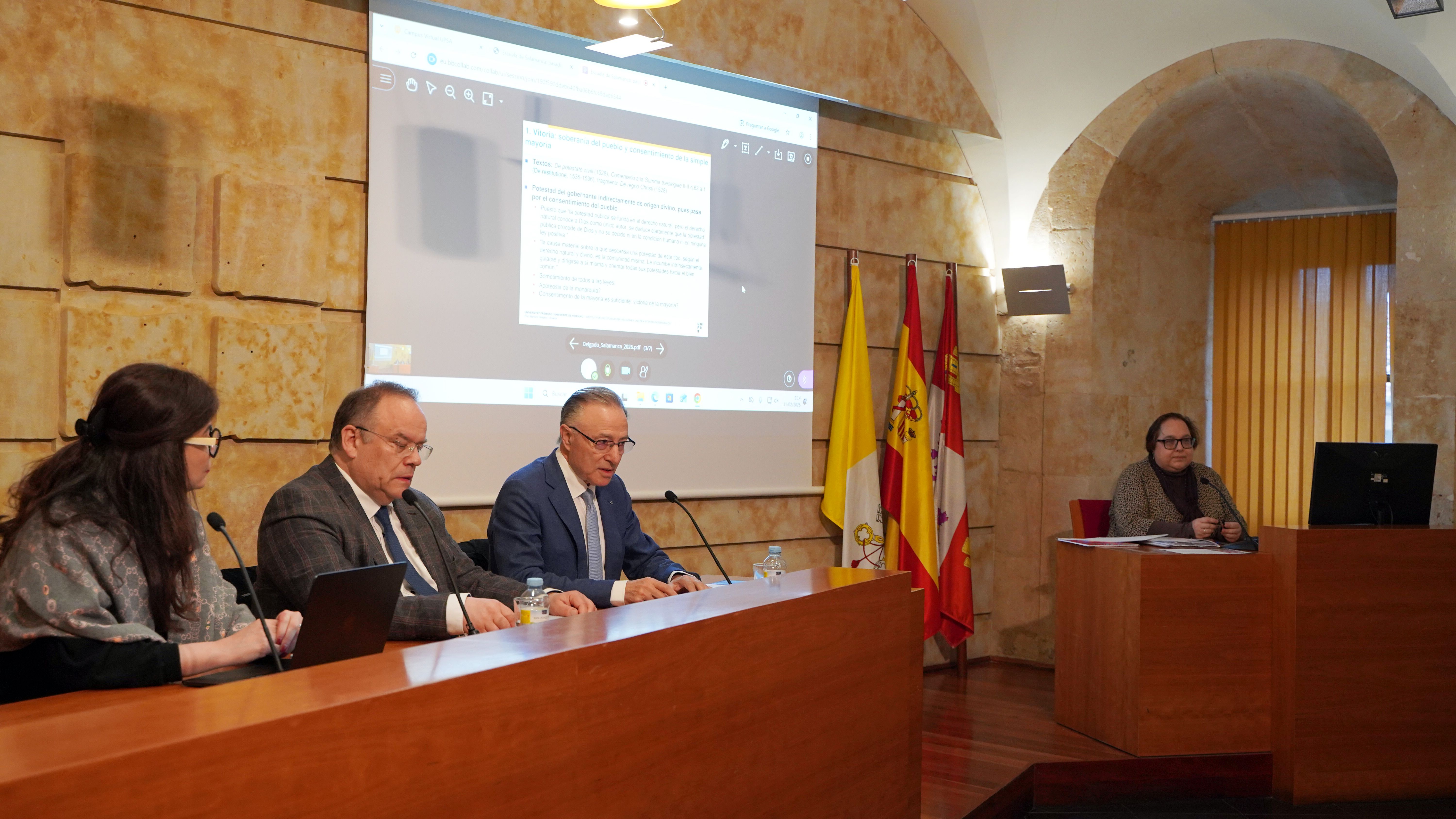 La UPSA acoge varias mesas de trabajo que analizarán diferentes prismas de la Escuela de Salamanca