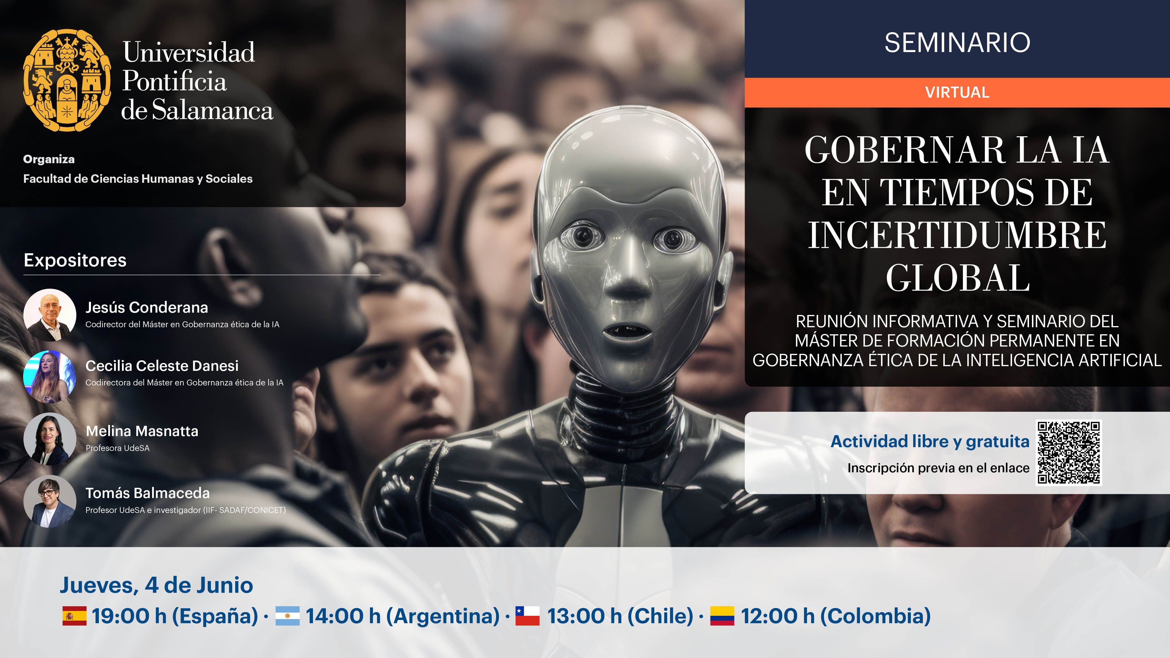 Seminario 'Gobernar la IA en tiempos de incertidumbre global'