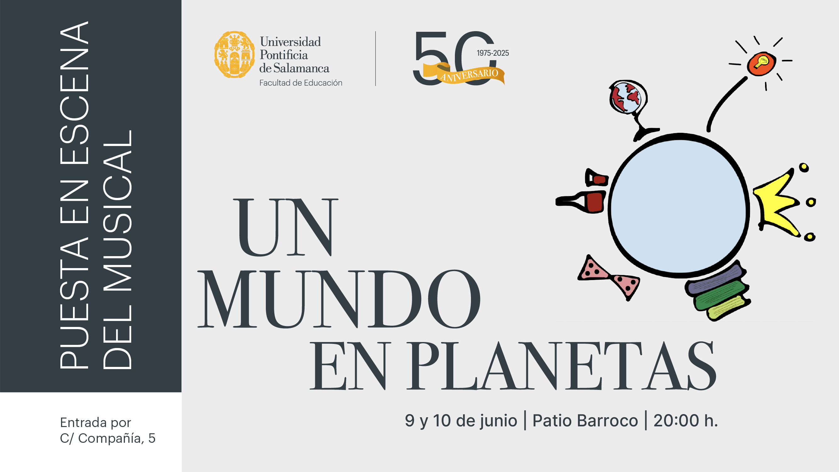Puesta en escena del Musical 'Un Mundo en Planetas'