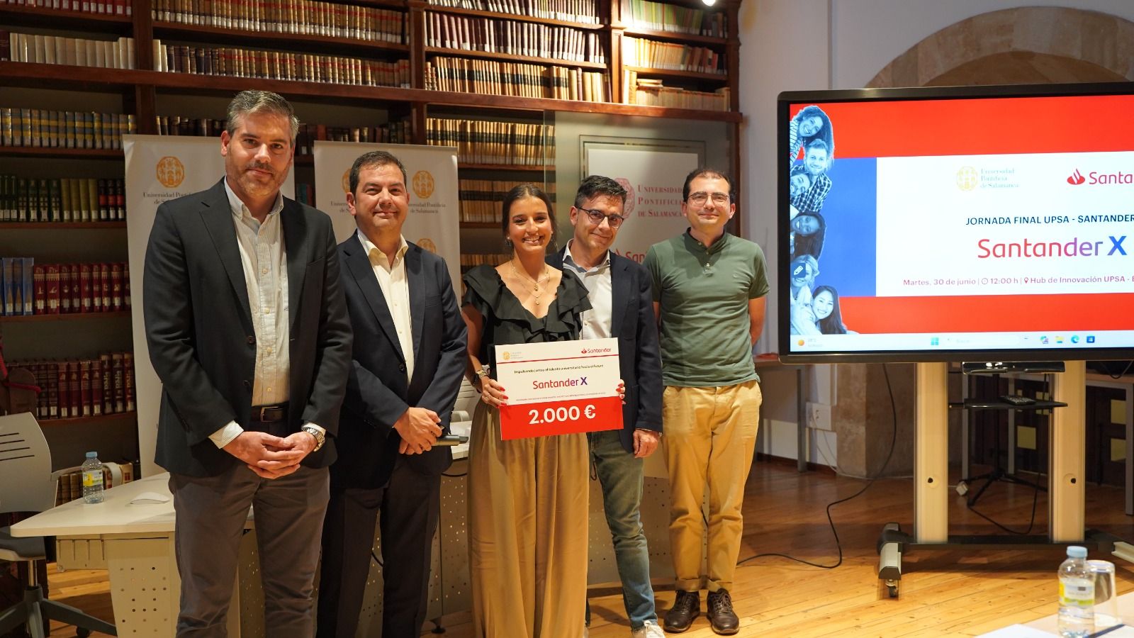 'Isaac' y 'FormulaTrace' representarán a la UPSA en la fase nacional del Programa 'Santander X Spain Awards 2026’