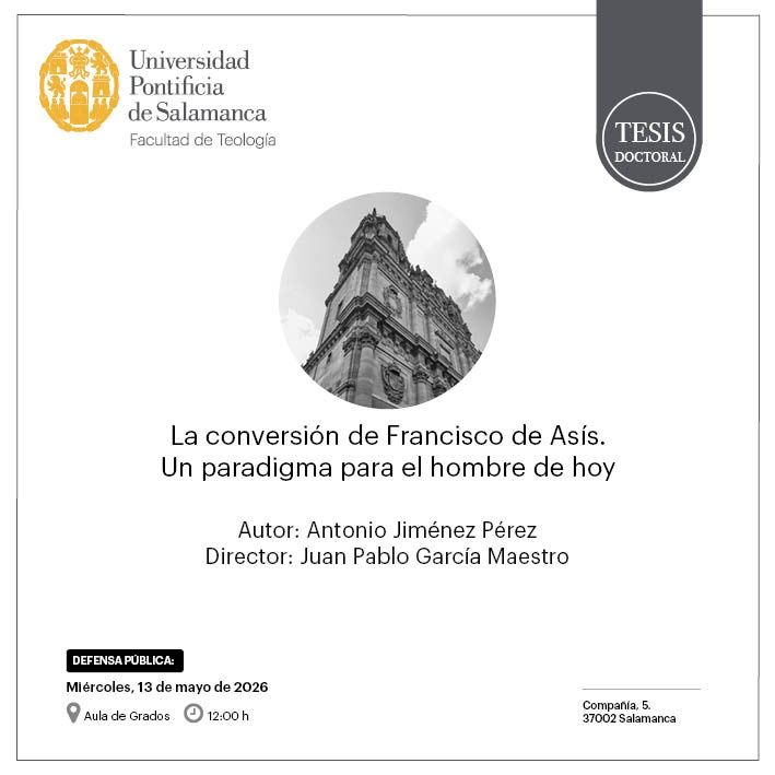 Defensa de Tesis Doctoral. Facultad de Teología