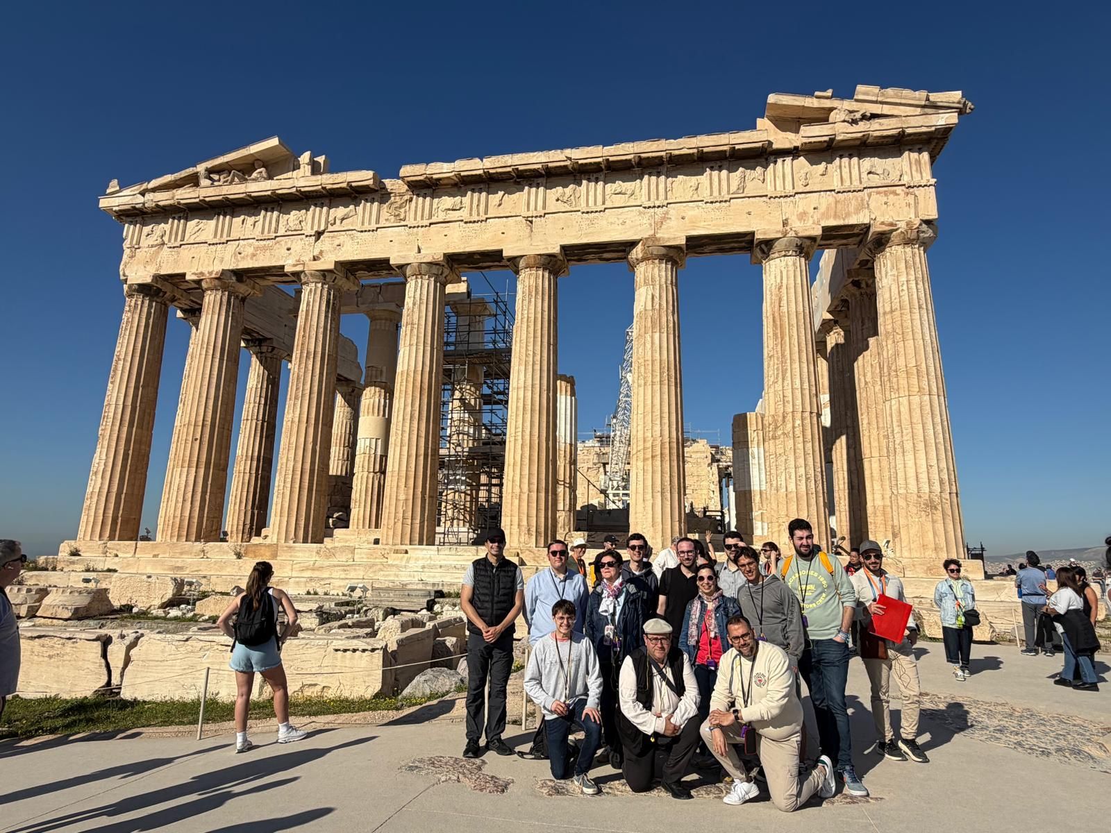 Estudiantes de griego y profesores de Teología realizan un viaje cultural a Grecia