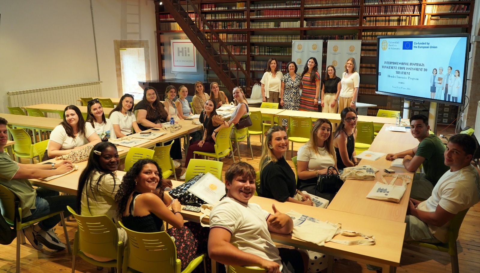 La UPSA recibe a estudiantes y docentes de cinco universidades europeas para avanzar en la atención a la disfagia