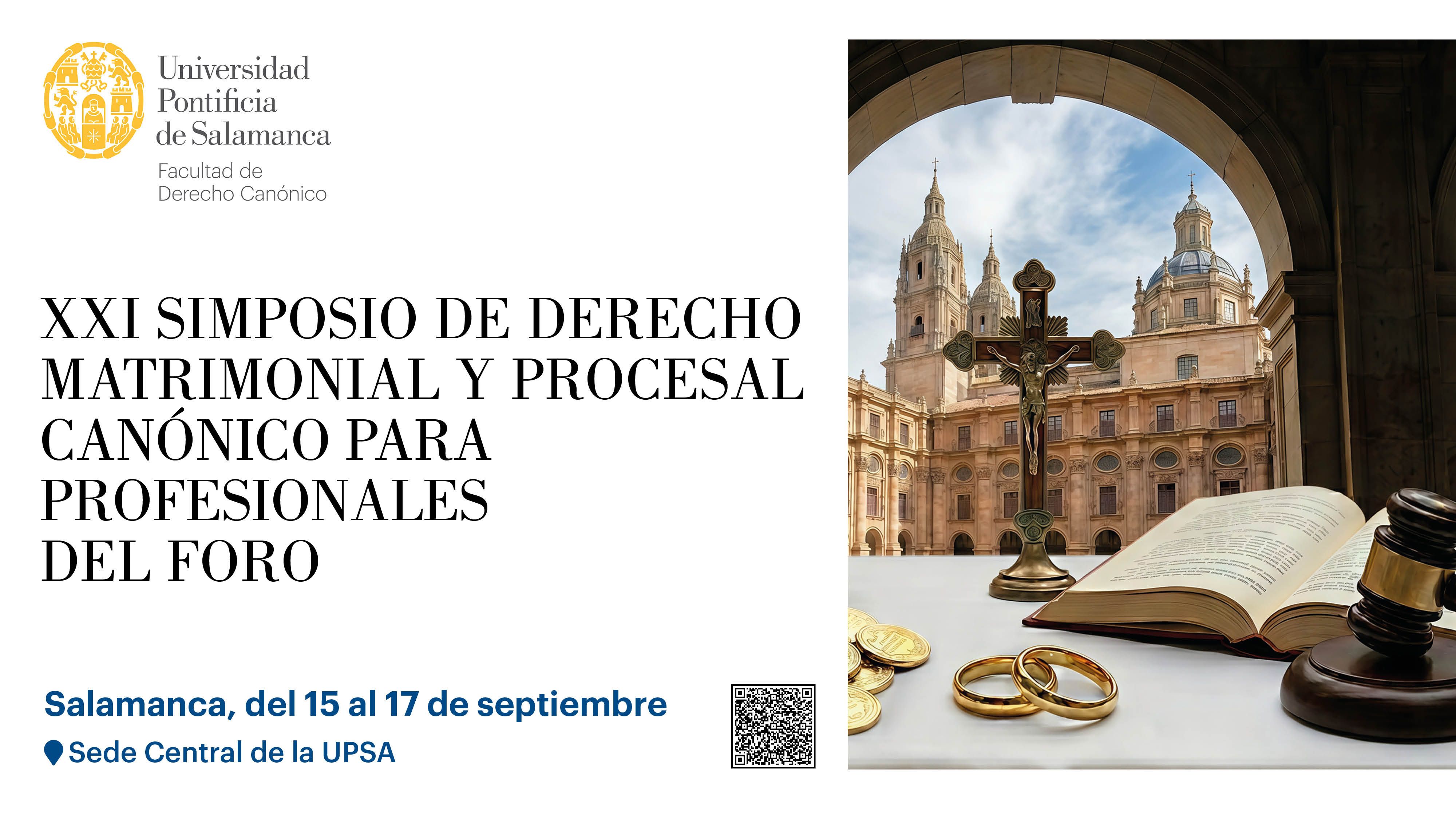 XXI Simposio de Derecho Matrimonial y Procesal Canónico para profesionales del foro