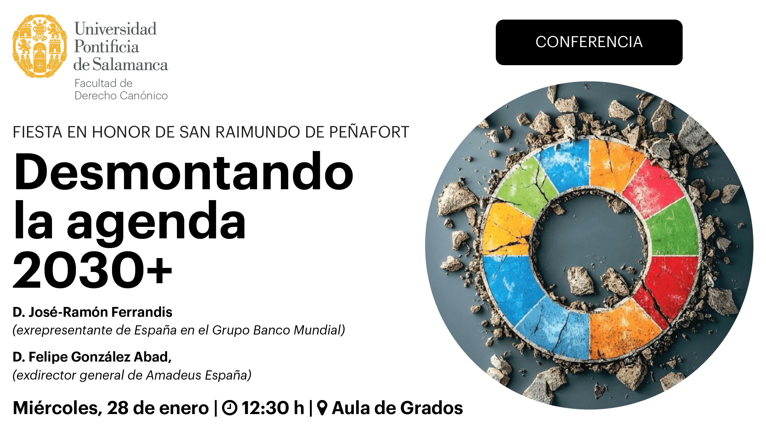 Fiesta en honor de San Raimundo de Peñafort. Desmontando la agenda 2030+