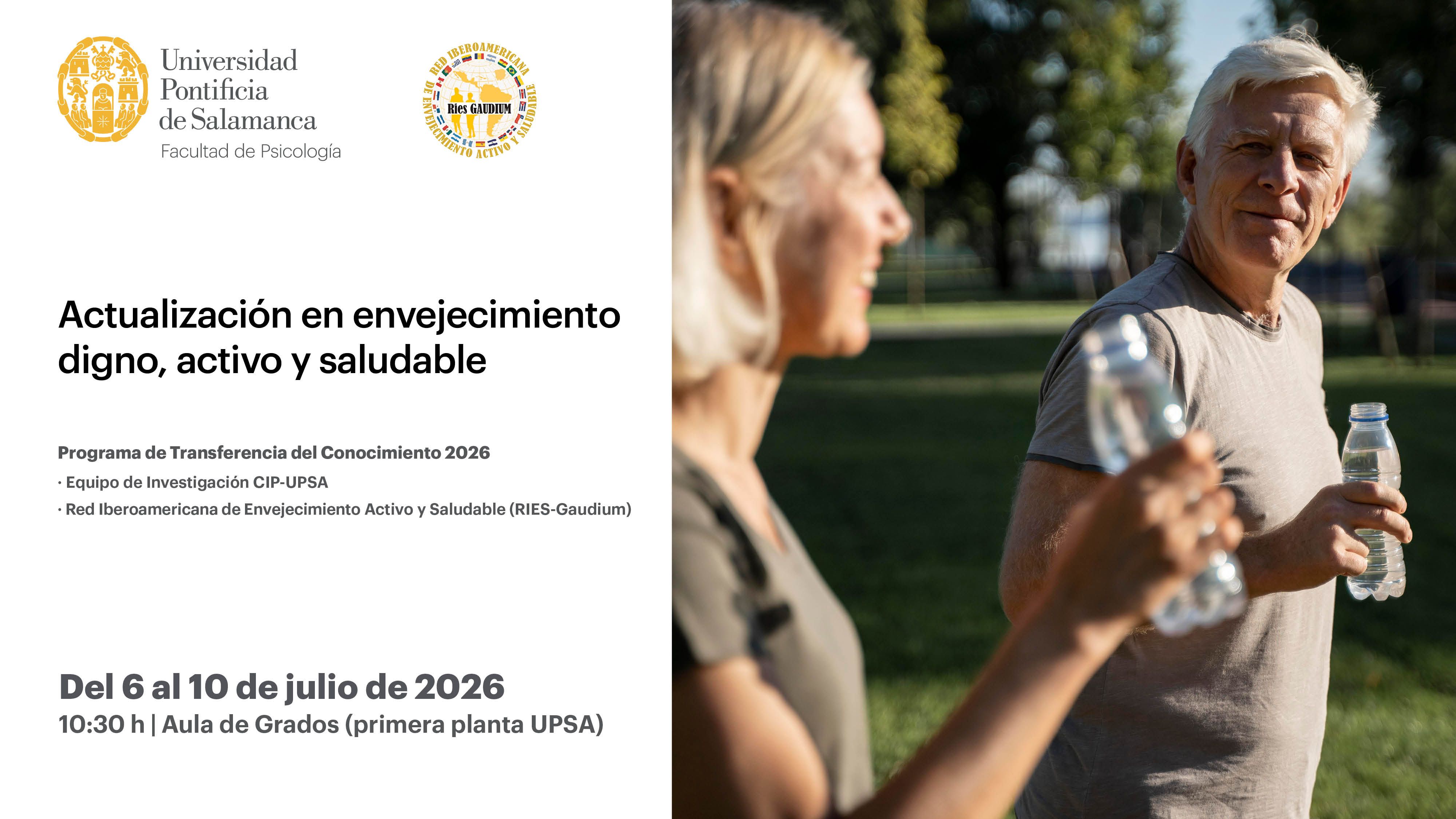 Curso 'Actualización en envejecimiento digno, activo y saludable'